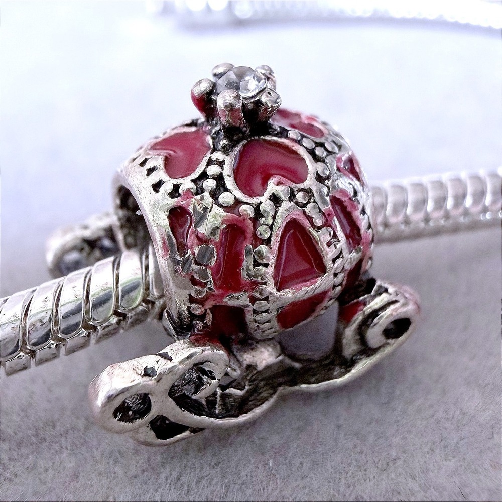 Red Heart Royal Carriage Charm fits PANDORA